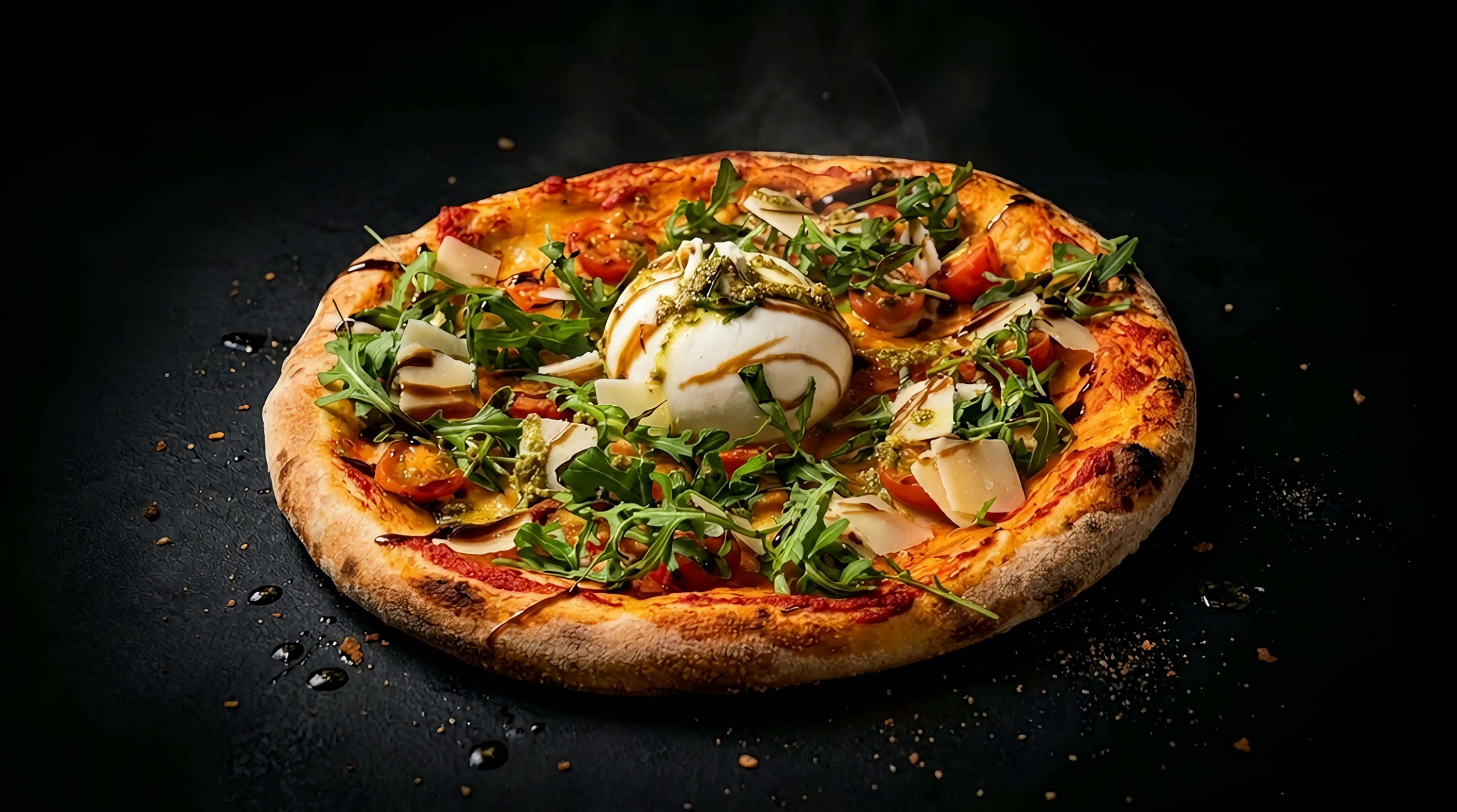 Stone-baked pizza van Porta Alta